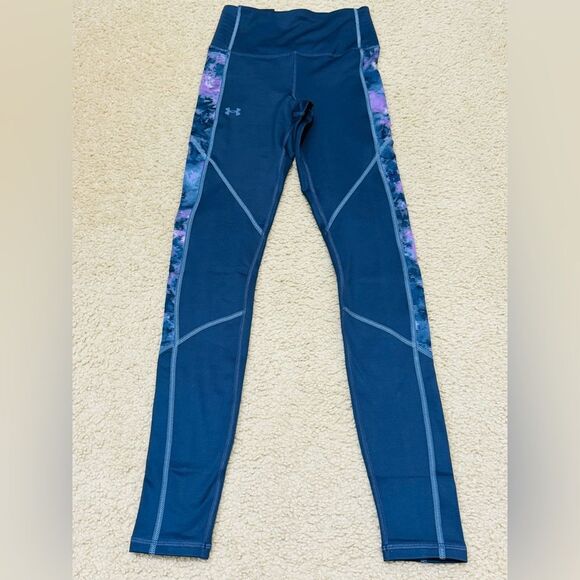 NWT Under Armour Train CW Full Length High Rise Compression Grey Leggings Sz XS - Picture 2 of 14